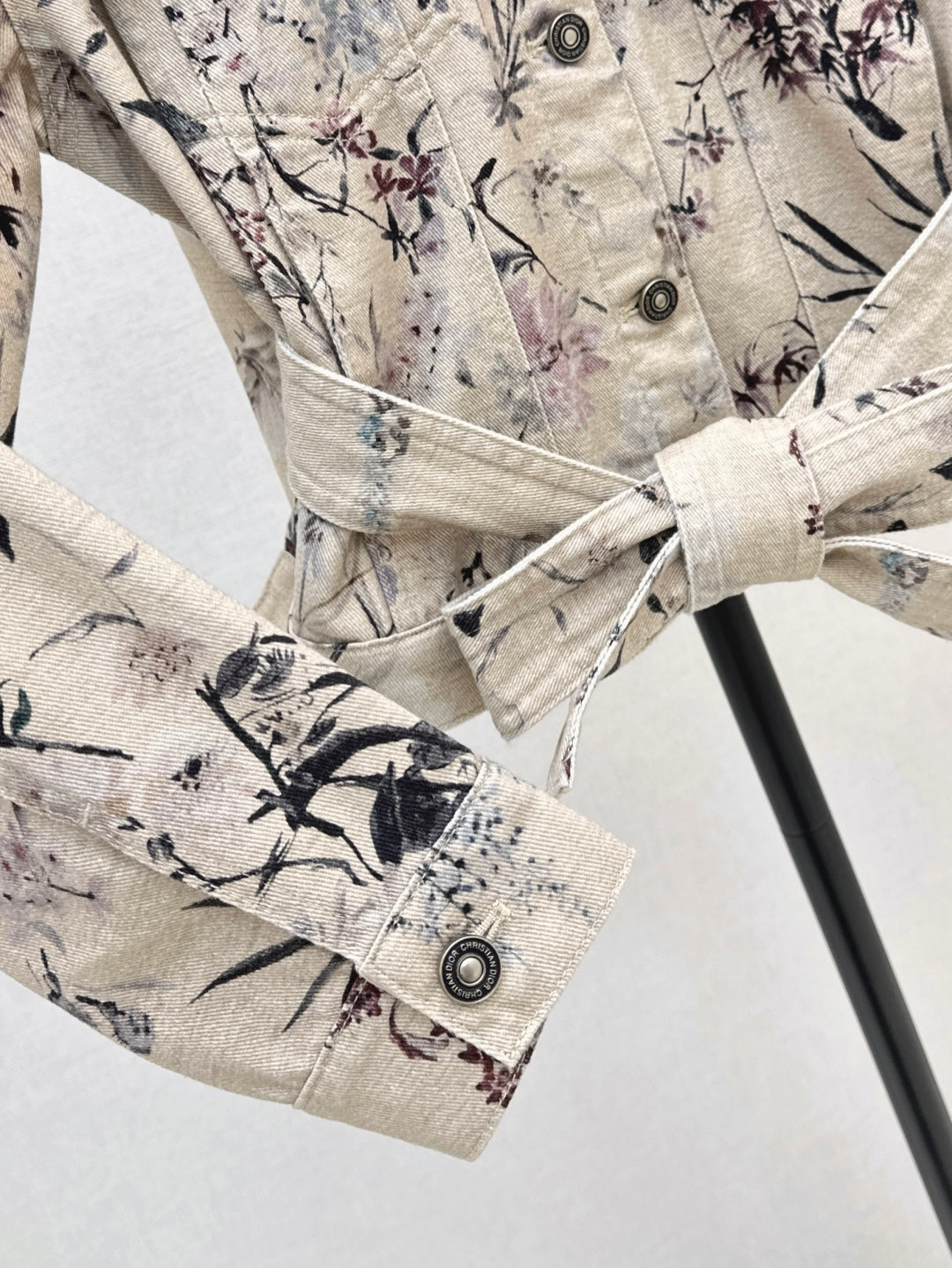 25ss print denim jacket