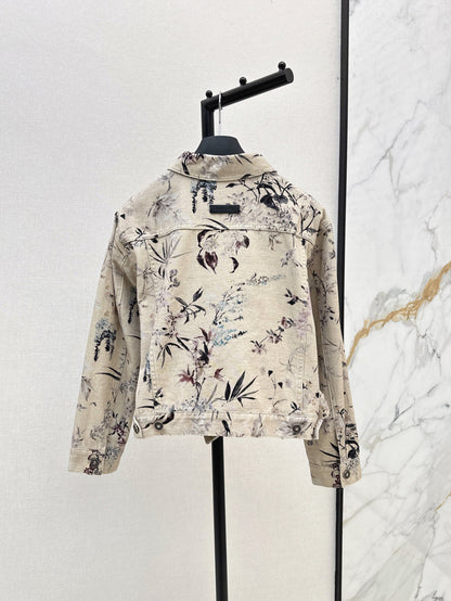 25ss print denim jacket