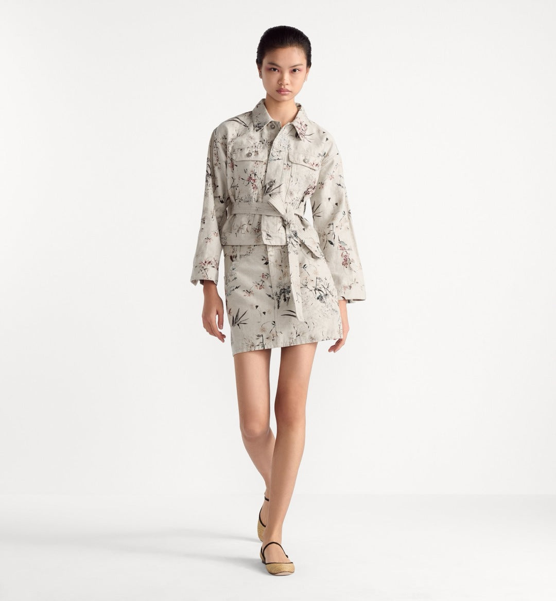 25ss print denim jacket