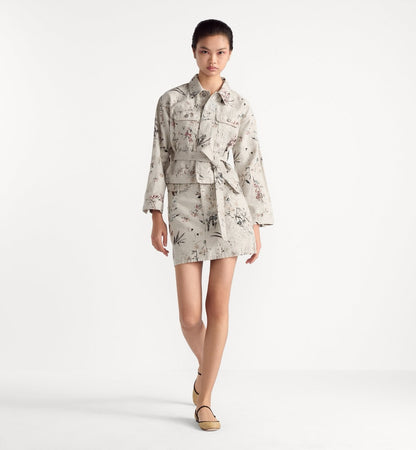 25ss print denim jacket