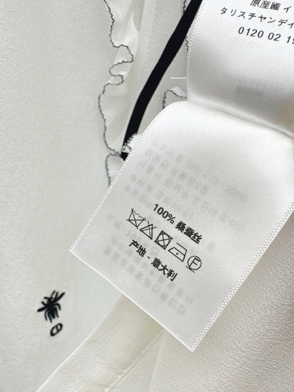 25SS silk sleeveless shirt