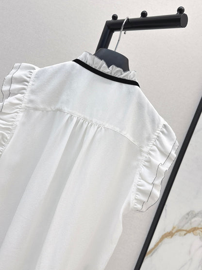 25SS silk sleeveless shirt