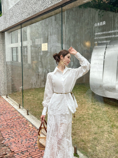25ss lace shirt