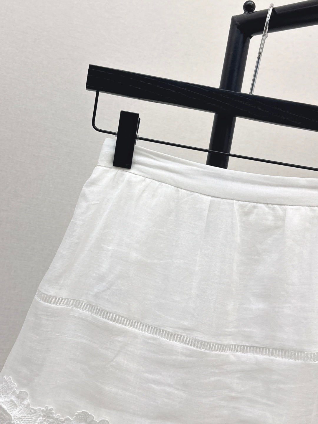 25SS Linen lace skirt
