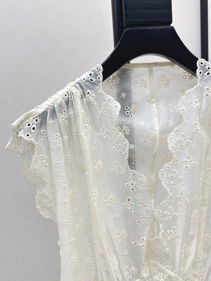 25ss embroidered top