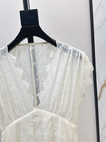 25SS embroidered dress