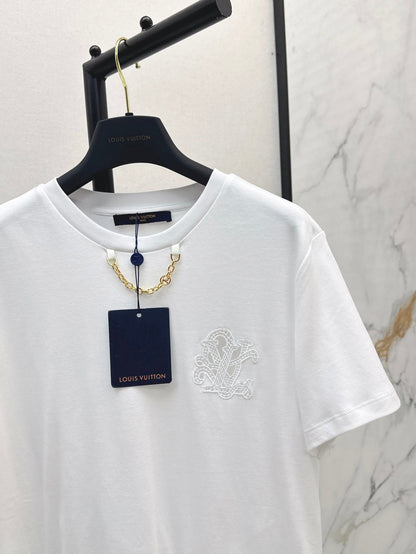 25ss embroidered t-shirt