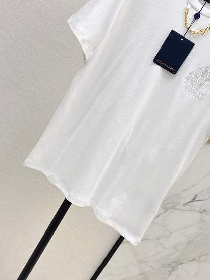 25ss embroidered t-shirt
