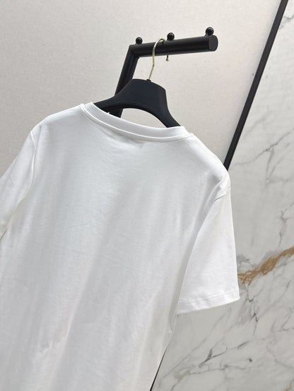 25ss embroidered t-shirt