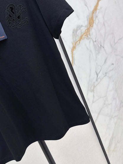 25ss embroidered t-shirt