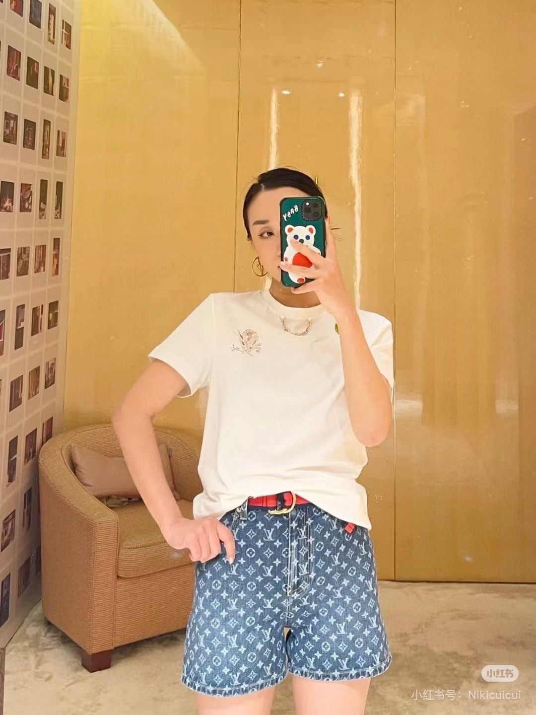 25ss embroidered t-shirt