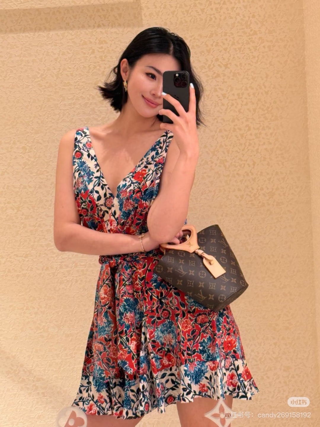 25ss print dress