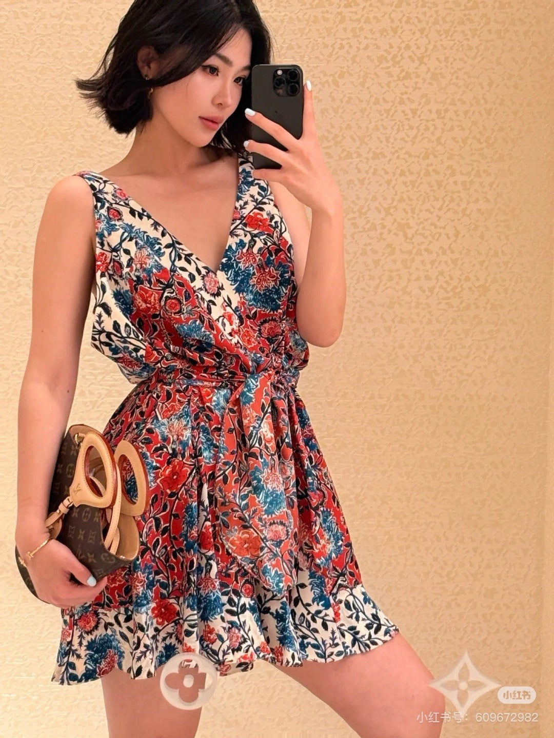 25ss print dress