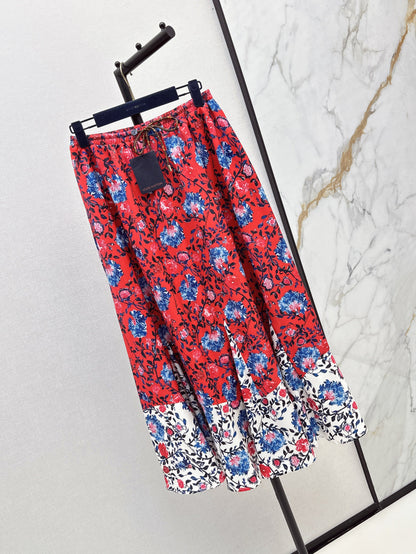 25ss print skirt