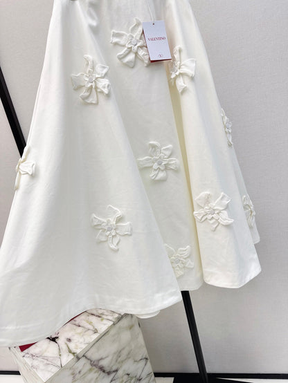 25ss embroidered skirt