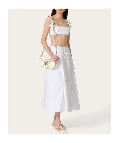 25ss embroidered skirt