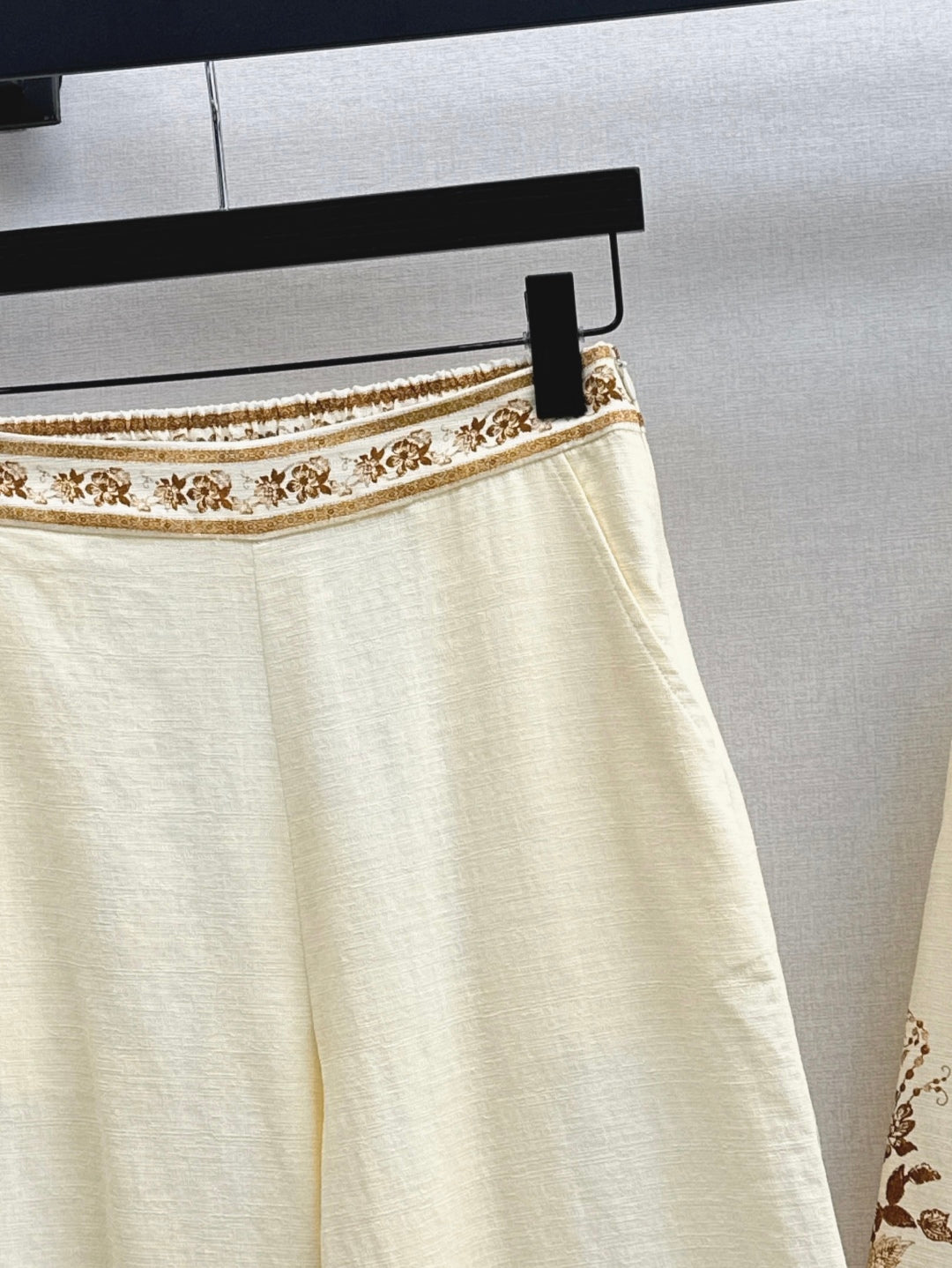 25ss print linen pants