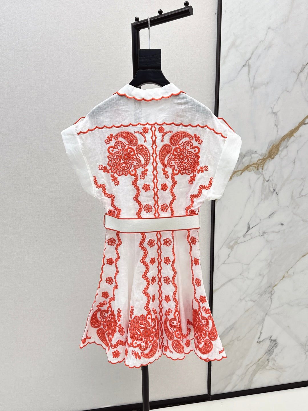25ss embroidered dress