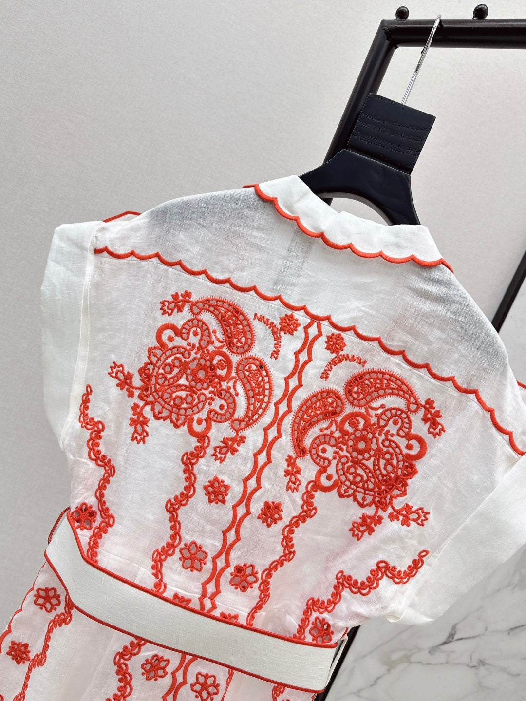 25ss embroidered dress