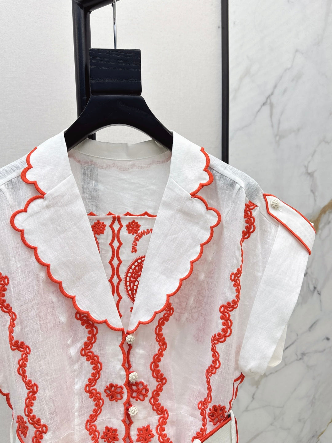 25ss embroidered dress