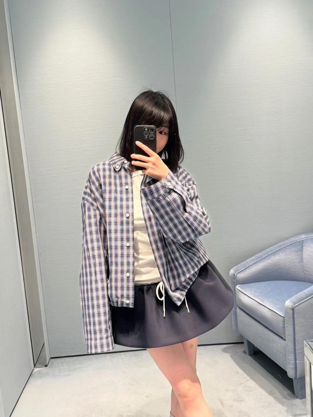 25ss plaid jacket
