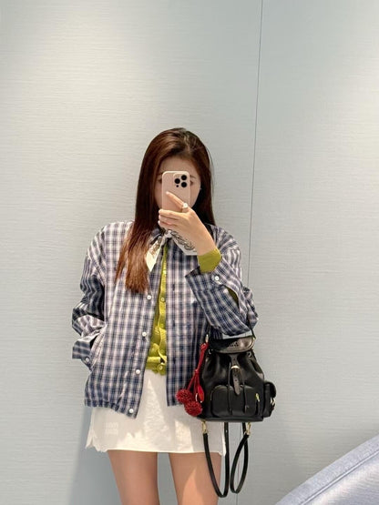 25ss plaid jacket