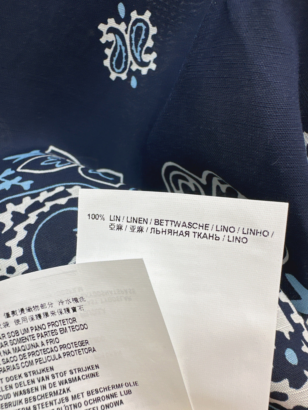 25ss Linen print vest