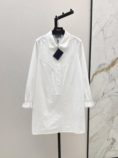 25ss lace shirt dress