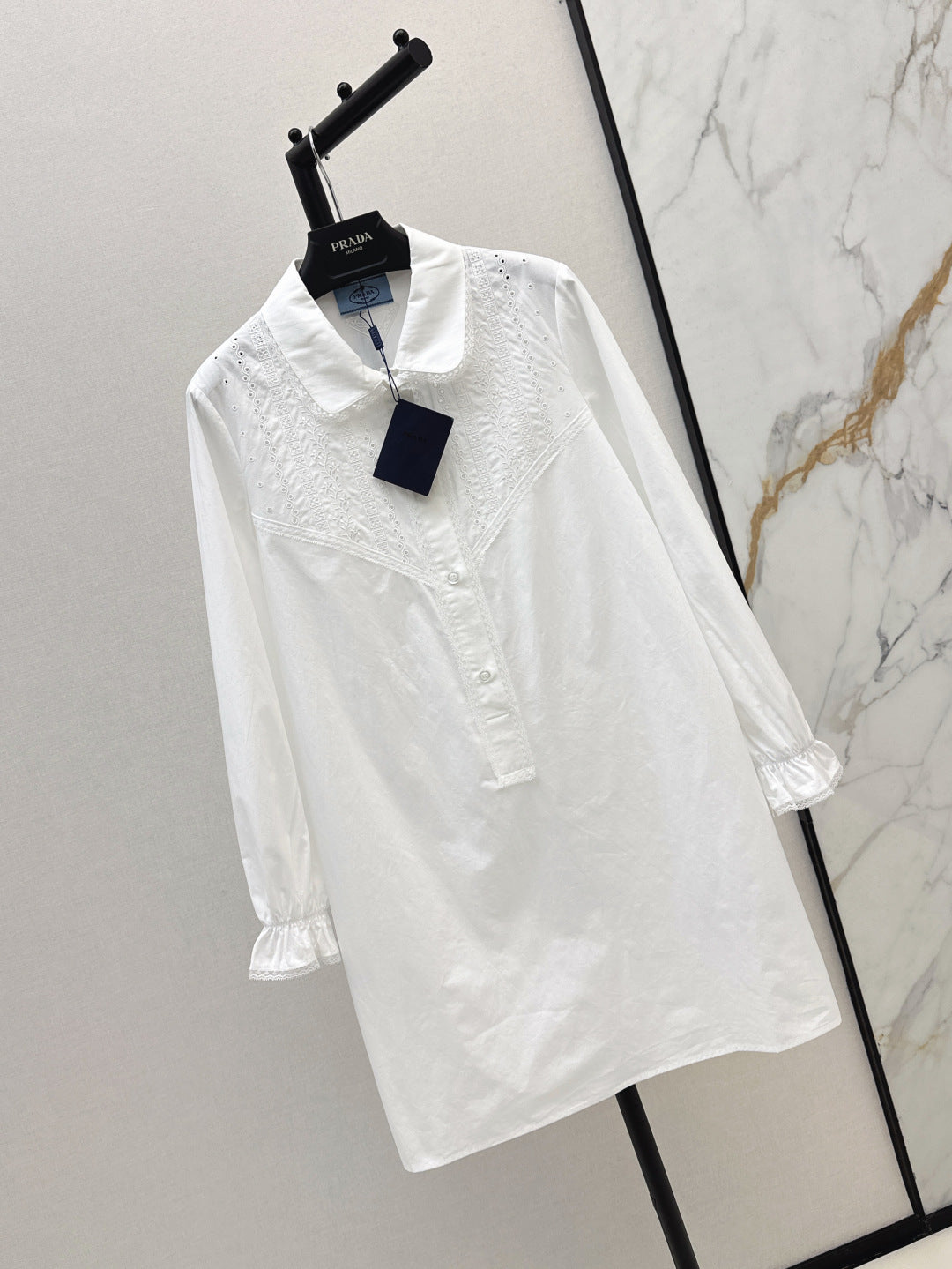 25ss lace shirt dress