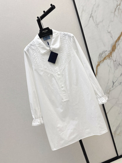 25ss lace shirt dress