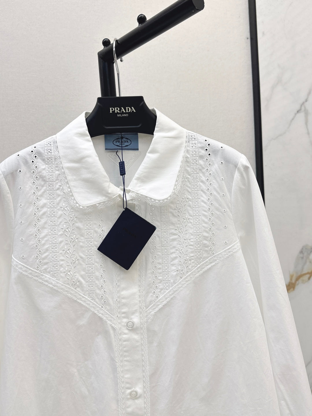 25ss lace shirt dress