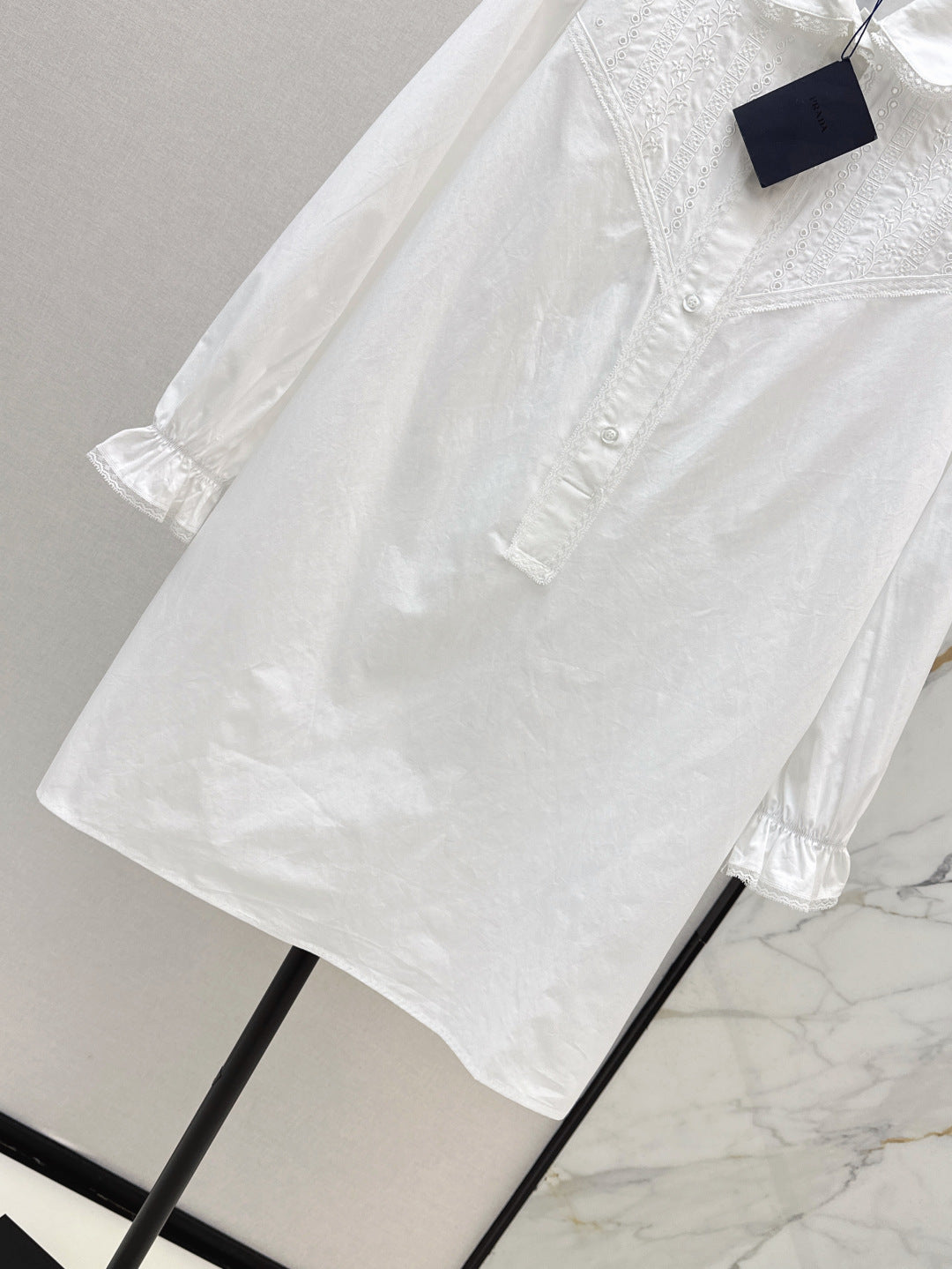 25ss lace shirt dress