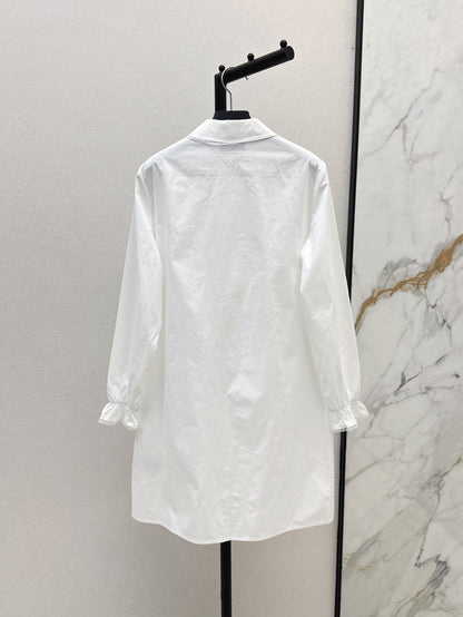 25ss lace shirt dress