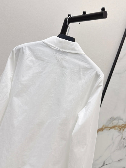 25ss lace shirt dress