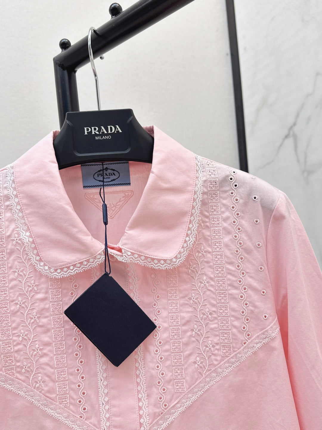 25ss lace shirt dress