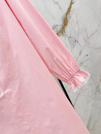 25ss lace shirt dress