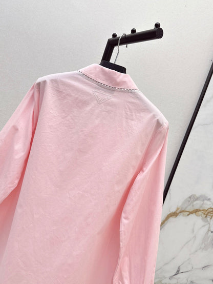 25ss lace shirt dress