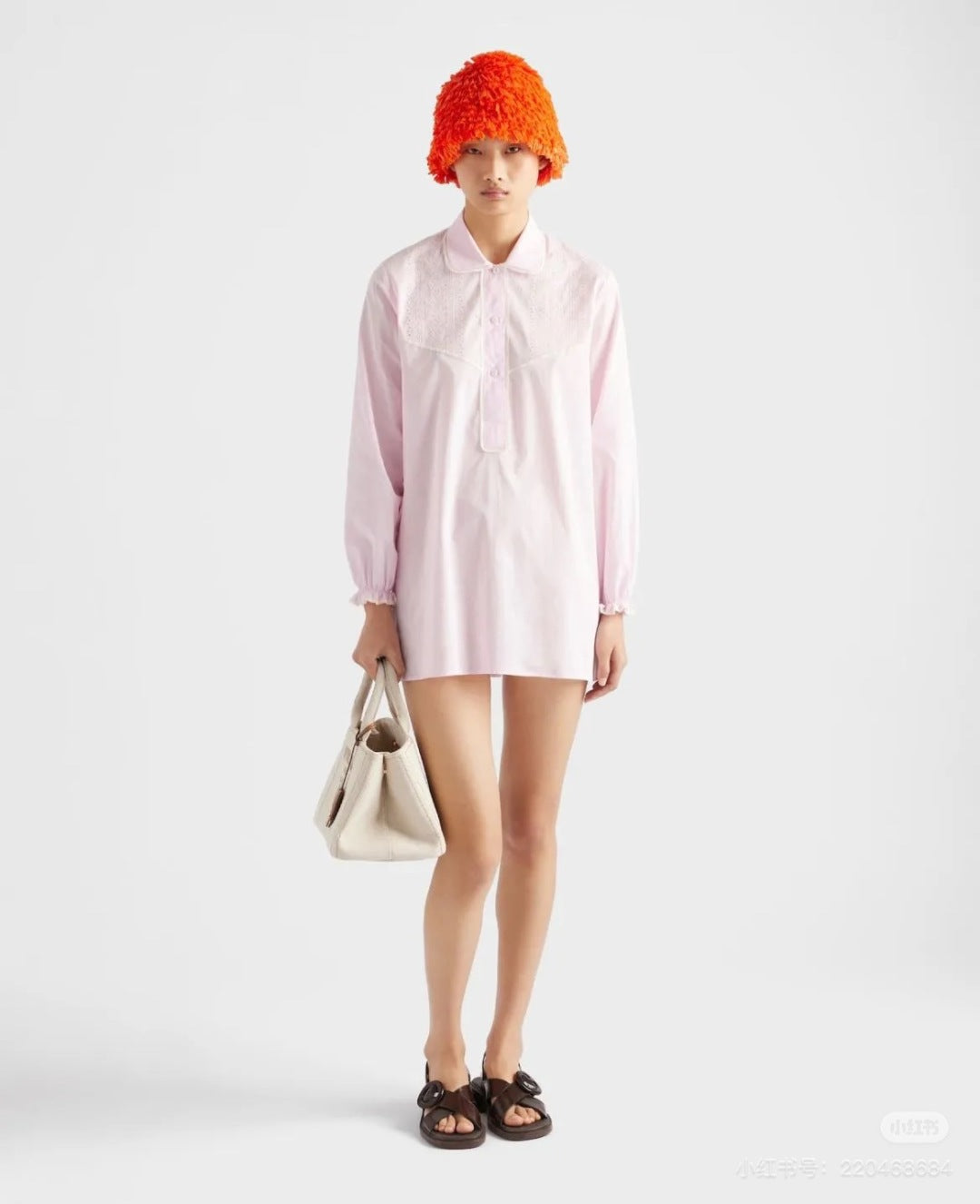 25ss lace shirt dress