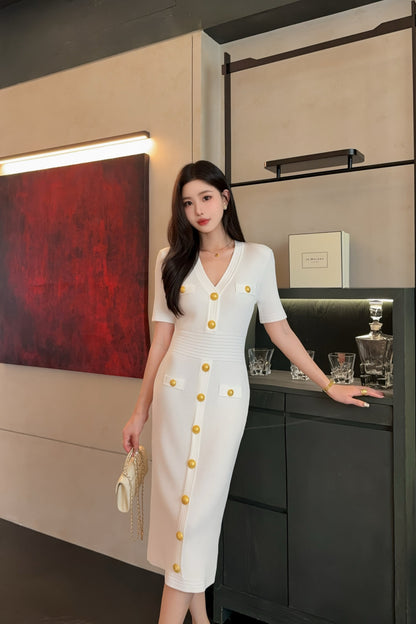 Bal 25ss buttons dress
