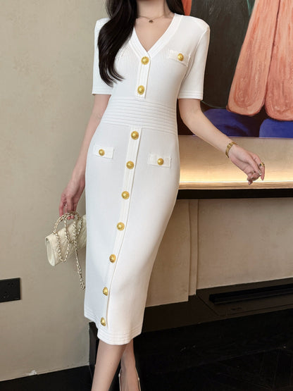 Bal 25ss buttons dress