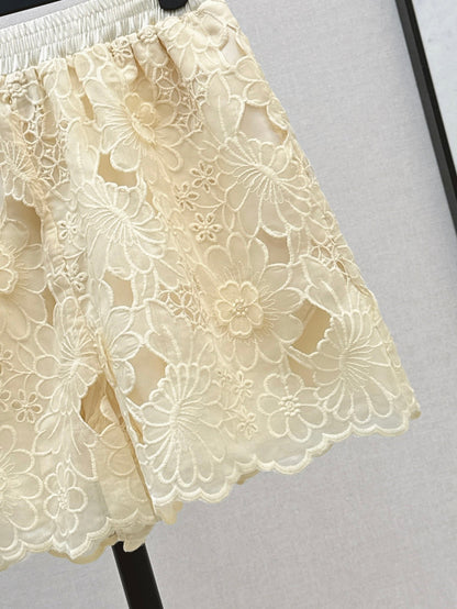 25ss embroidered skirt