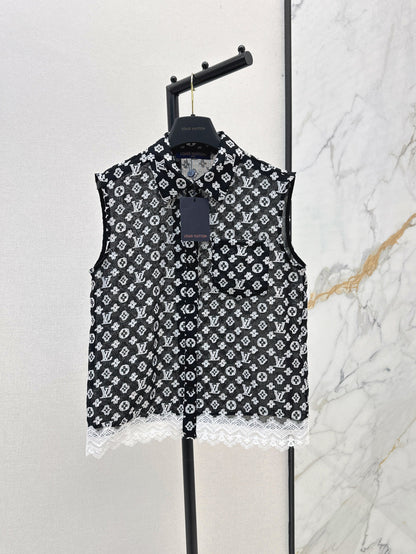 25ss lace vest