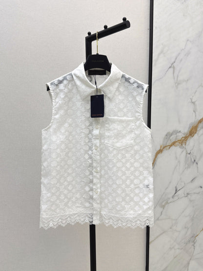 25ss lace vest