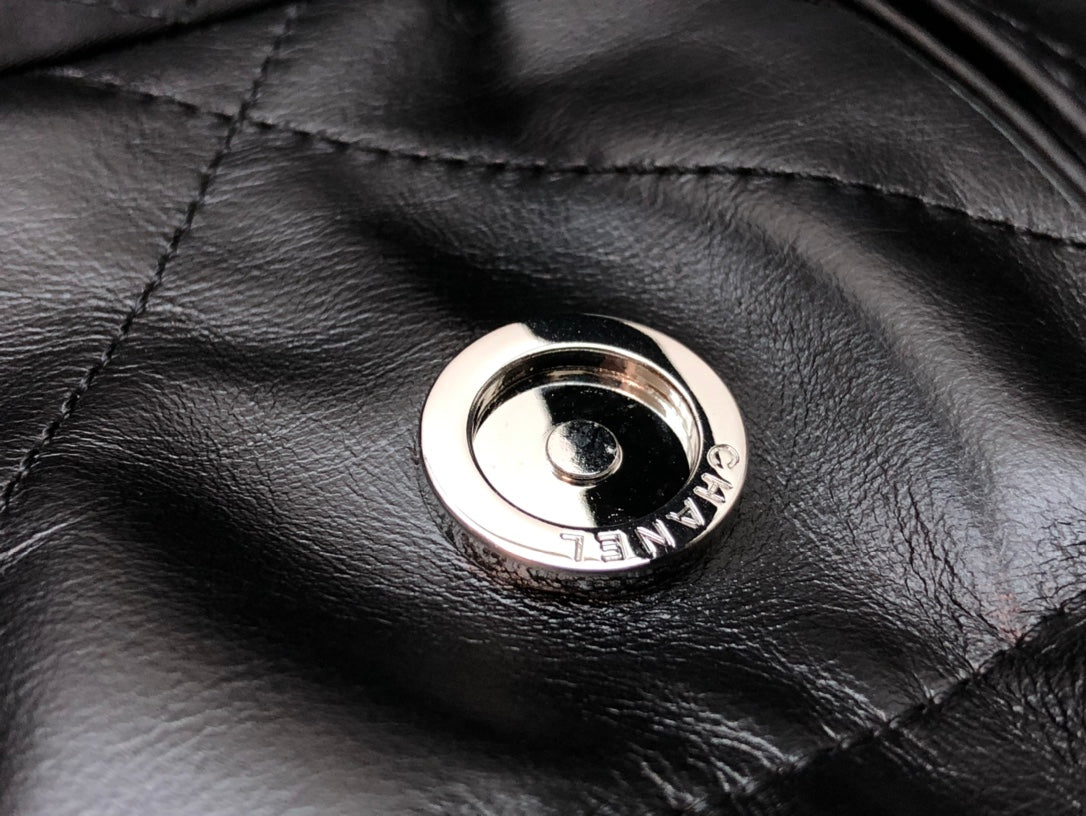 gblack with silver lettering