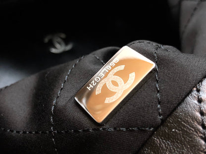 gblack with silver lettering