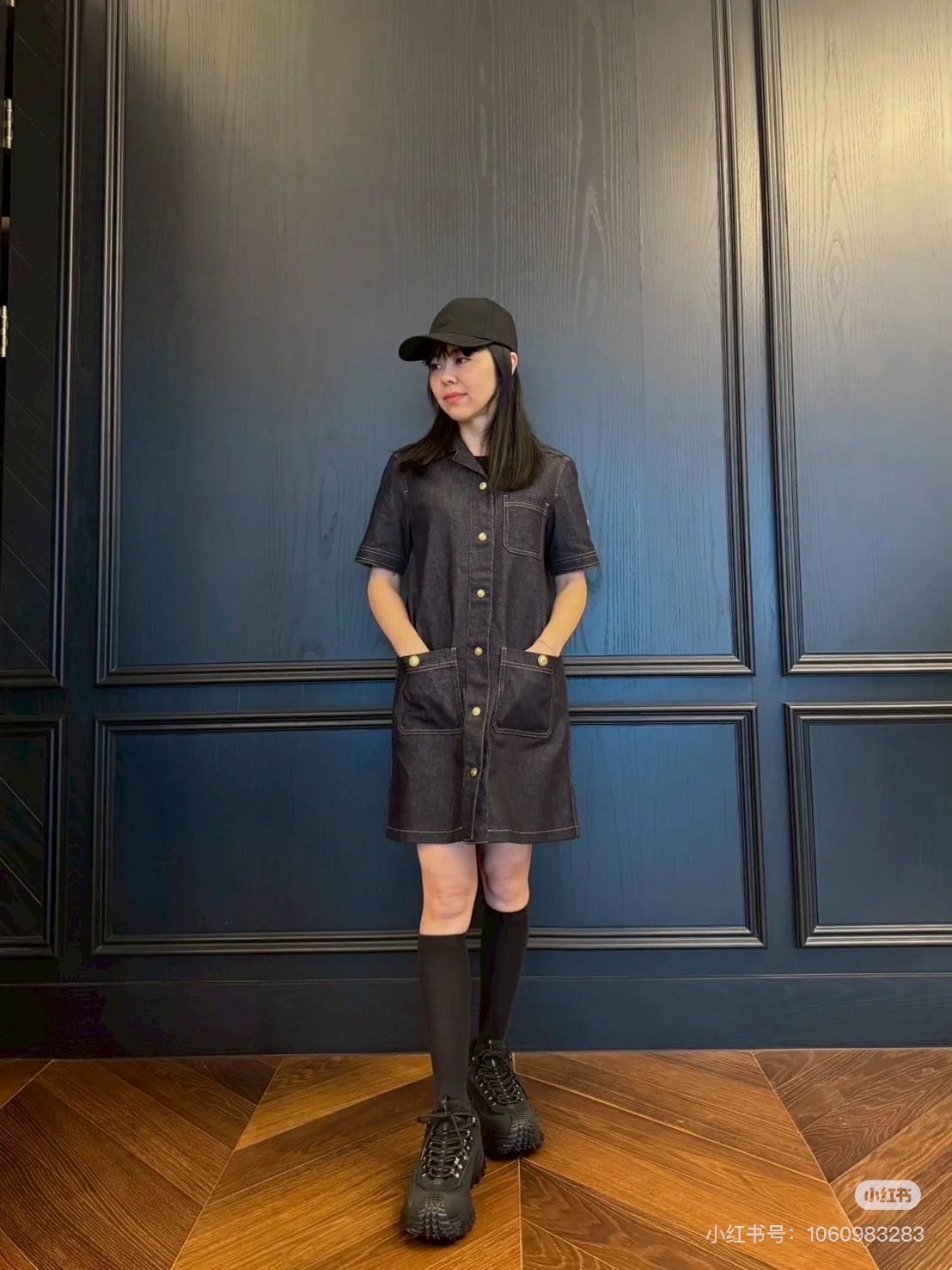 25ss denim dress