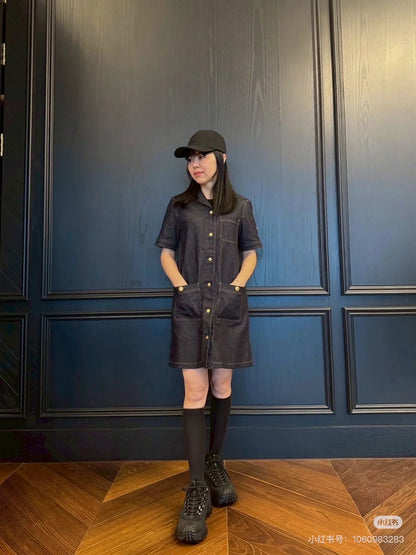 25ss denim dress