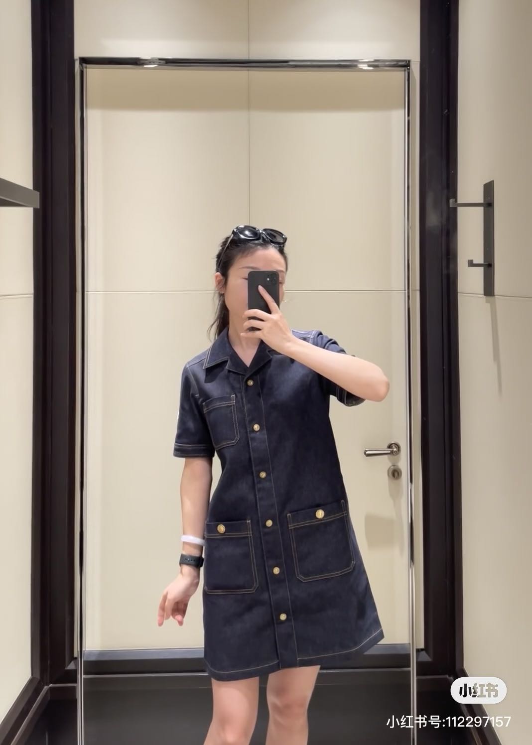 25ss denim dress