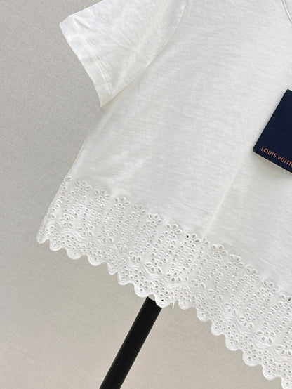 25ss embroidered t-shirt