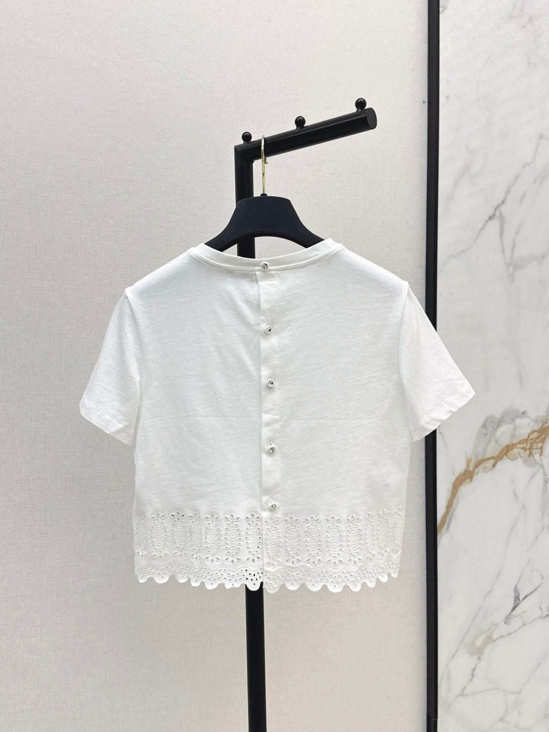 25ss embroidered t-shirt